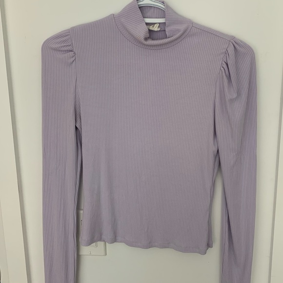Purple garage mock neck - Picture 1 of 3